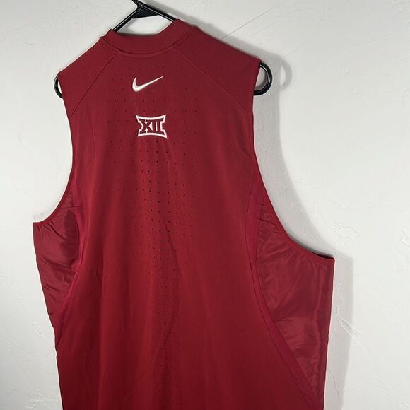 🏈 Vintage OKLAHOMA SOONERS Nike ELITE Performance Vest Jacket Sz XL +2 Length - Picture 10 of 13